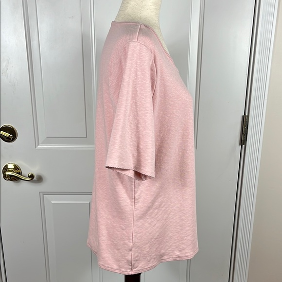 *5 for $25*  Time and Tru Light Pink Scoop Neck Short Sleeve Relaxed Tee - XXL - Picture 7 of 10